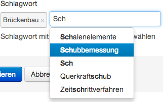 Publikationen mit Tags kategorisieren